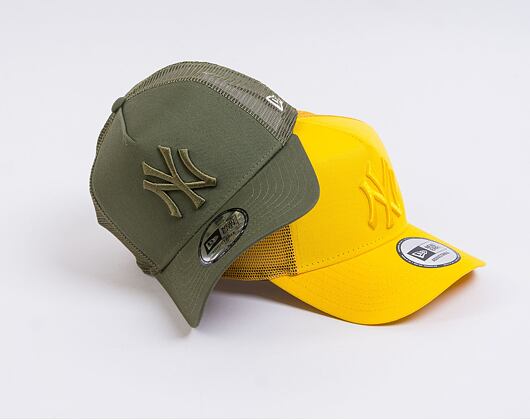 Dětská Kšiltovka New Era 9FORTY Kids A-Frame Trucker MLB Tonal Mesh New York Yankees Cyber Yellow