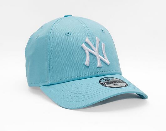 Dětská Kšiltovka New Era 9FORTY Kids MLB League Essential New York Yankees Pastel Blue / White