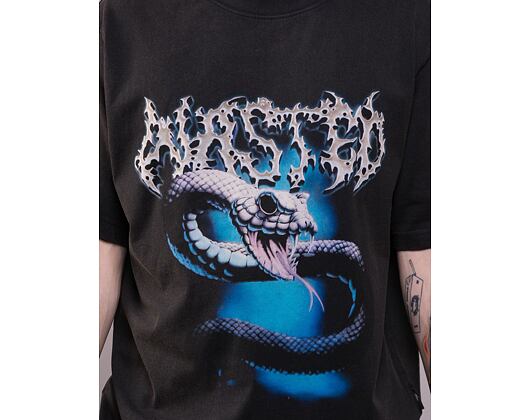 Triko Wasted Paris Viper - Faded Black