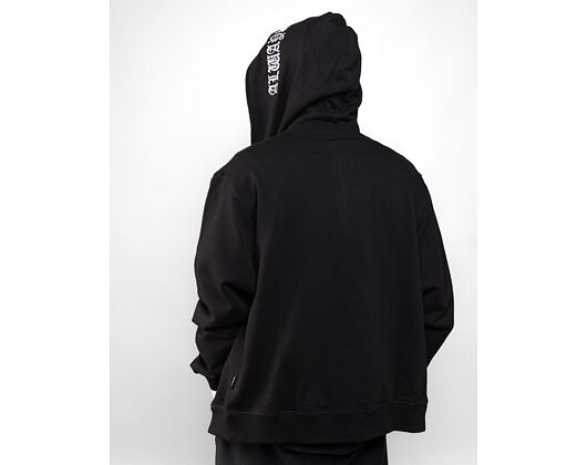 Mikina Wasted Paris Full Zip Streak - Black
