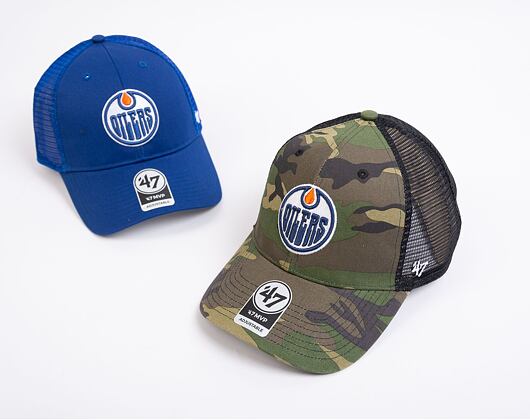 Kšiltovka '47 Brand NHL Edmonton Oilers Camo Branson '47 MVP Camo