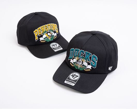 Kšiltovka '47 Brand NHL Anaheim Ducks Laurel '47 Captain DTR Black