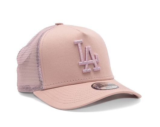 Dětská kšiltovka New Era 9FORTY Kids A-Frame Trucker MLB Tonal Mesh Los Angeles Dodgers Dirty Rose