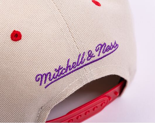 Kšiltovka Mitchell & Ness NBA Pop Panel Snapback Hwc Toronto Raptors Off White