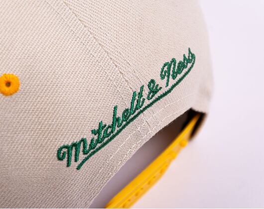 Kšiltovka Mitchell & Ness NBA Pop Panel Snapback Hwc Seattle Supersonics Off White / Green