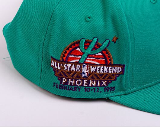 Kšiltovka Mitchell & Ness NBA Desert Green Snapback Hwc Golden State Warriors Teal