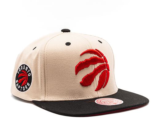 Kšiltovka Mitchell & Ness NBA Sail 2 Tone Snapback Toronto Raptors Off White