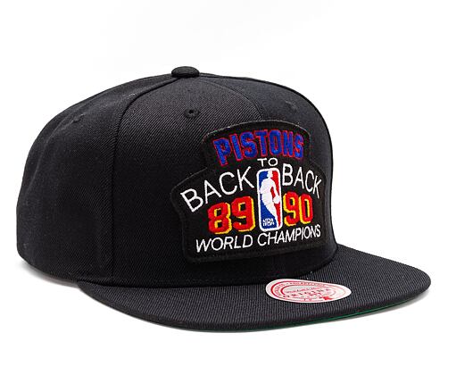 Kšiltovka Mitchell & Ness NBA Pistons B2B Snapback Hwc Detroit Pistons Black