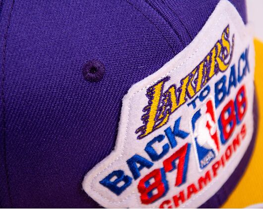 Kšiltovka Mitchell & Ness NBA Lakers B2B Snapback Hwc Los Angeles Lakers PURPLE  / YELLOW