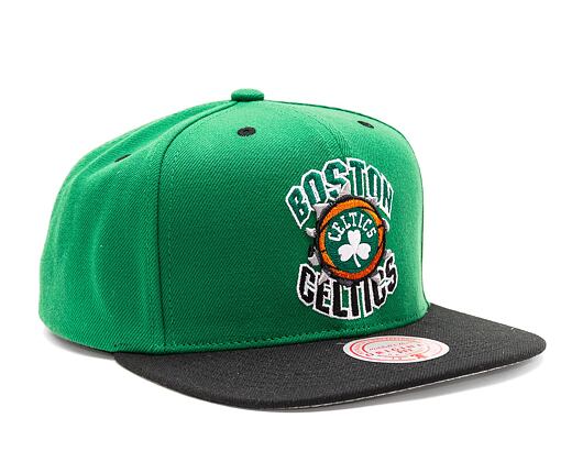 Kšiltovka Mitchell & Ness NBA Breakthrough Snapback Boston Celtics Green
