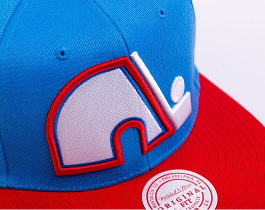 Kšiltovka Mitchell & Ness NHL Team 2 Tone 2.0 Snapback Quebec Nordiques Royal / Red