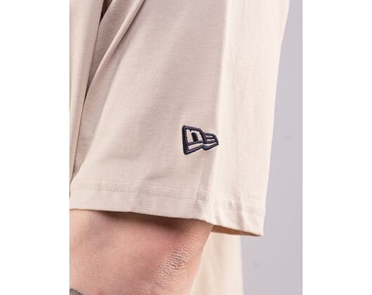 Triko New Era MLB Stadium Graphic Oversized Tee Los Angeles Dodgers Stone / Navy