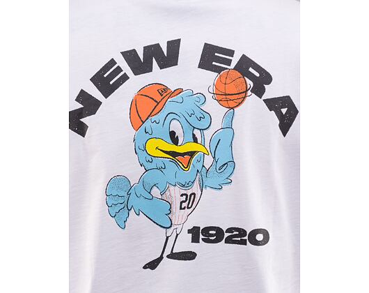 Triko New Era Character Graphic Oversized Tee Branded White / Black