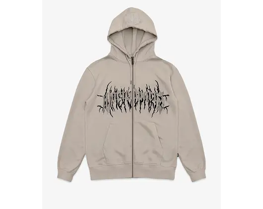 Mikina Wasted Paris Hoodie Zip Iron Bliss Sand