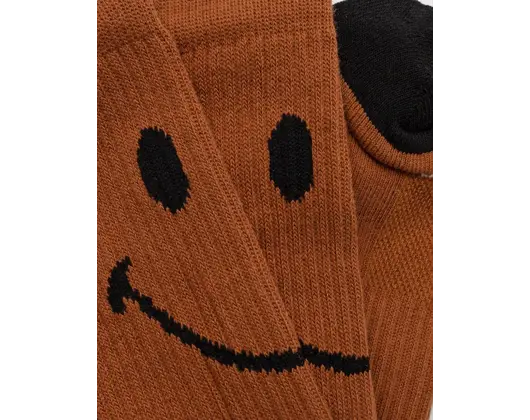 Ponožky Market Smiley Oversized Socks Rust