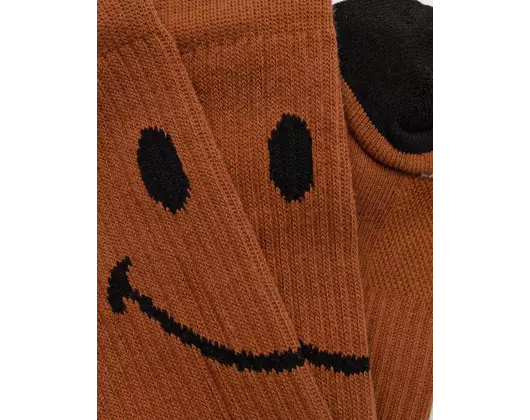 Ponožky Market Smiley Oversized Socks Rust