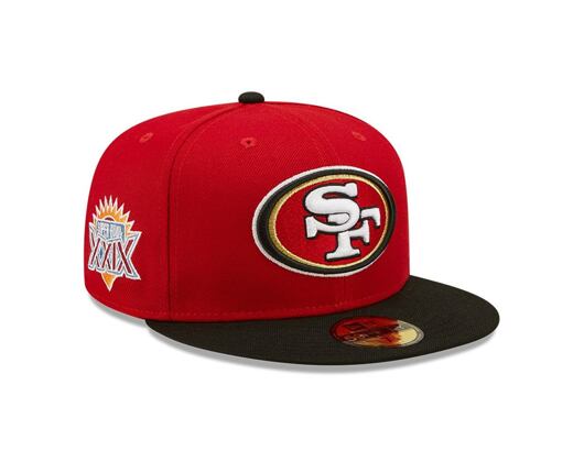 Kšiltovka New Era 59FIFTY NFL Side Patch San Francisco 49ers Scarlet