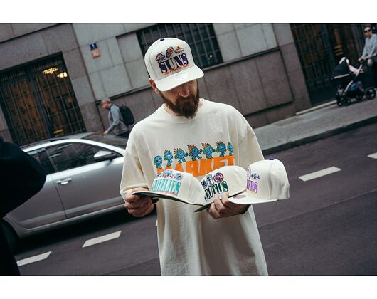 Kšiltovka Mitchell & Ness NBA Reframe Retro Snapback Hwc Los Angeles Lakers Off White