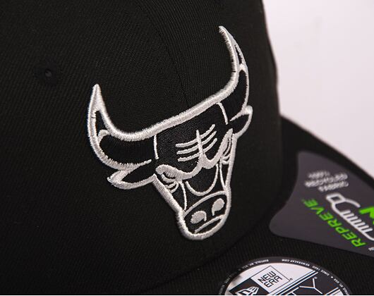 Kšiltovka New Era 9FIFTY NBA Repreve Chicago Bulls Black