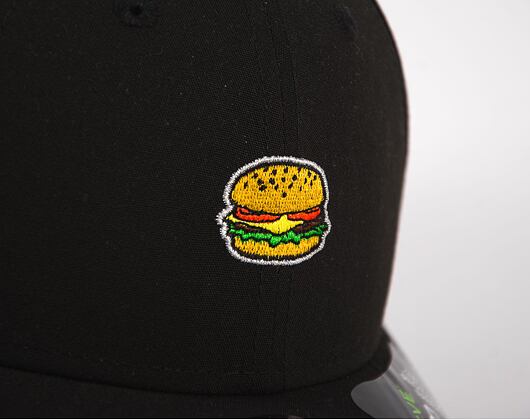 Kšiltovka New Era 9FORTY Food Icon Burger Black / Red