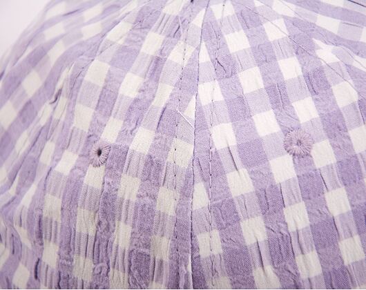 Dámská Kšiltovka New Era 9TWENTY MLB Womens Gingham  New York Yankees Pastel Lilac / White