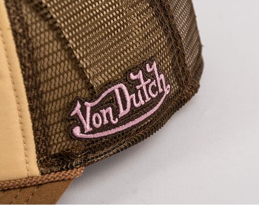 Kšiltovka Von Dutch Trucker Lund Foam Beige/Brown