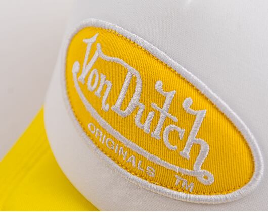 Kšiltovka Von Dutch Trucker Tampa Foam White/Yellow
