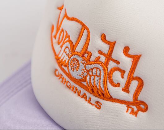 Kšiltovka Von Dutch Trucker Soro Foam Lilac/White