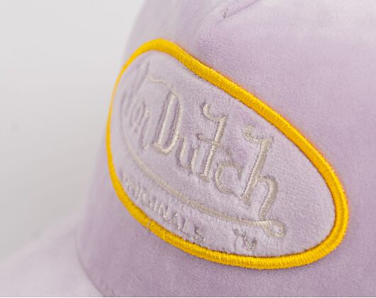 Kšiltovka Von Dutch Trucker Kent Velvet Lilac/Sand