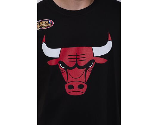 Triko Mitchell & Ness NBA NBA Team Logo Tee Bulls White