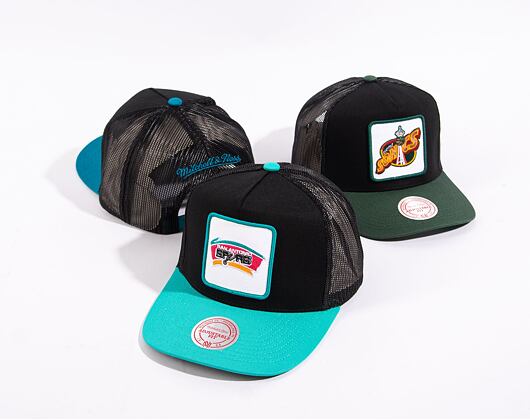 Kšiltovka Mitchell & Ness Nba Truck It Trucker Hwc Spurs Black