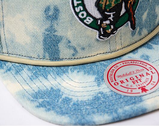 Kšiltovka Mitchell & Ness NBA Acid Wash Snapback Celtics Blue