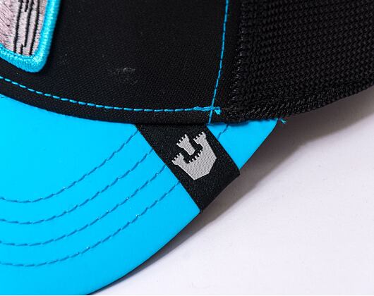 Kšiltovka Goorin - 'Glow Cats Pack' - Blue Streak - Black / Glow Blue