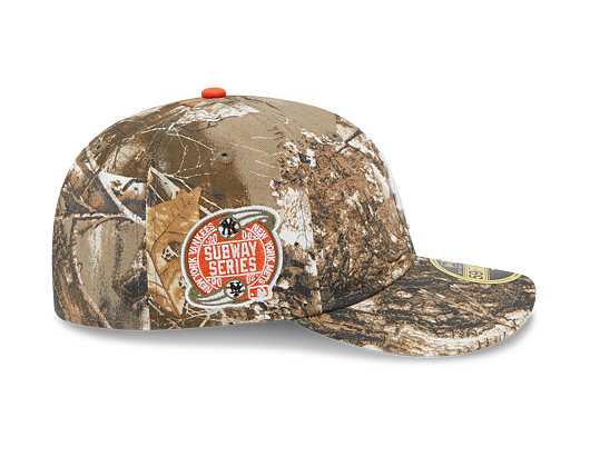 New Era 59FIFTY LP Retro Crown MLB "2000 SUBWAY SERIES" Side Patch New York Mets Realtree/Orange
