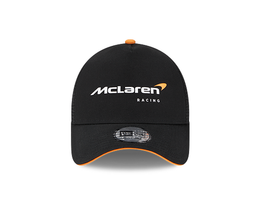 Kšiltovka New Era 9FORTY A-Frame Trucker Wordmark McLaren Racing Black Black
