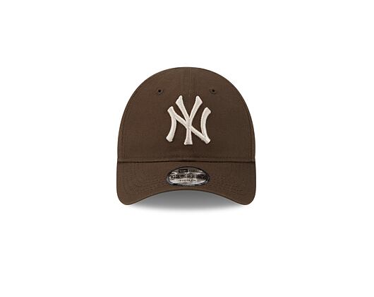 Dětská Kšiltovka New Era 9FORTY Kids MLB League Essential New York Yankees Walnut / Stone