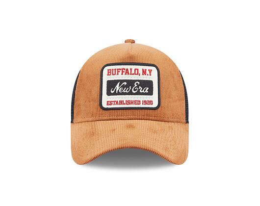 Kšiltovka New Era 9FORTY A-Frame Trucker Cord Trucker Toasted Peanut / Black