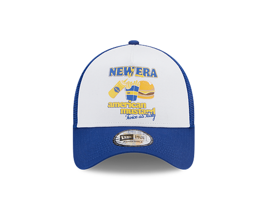 Kšiltovka New Era 9FORTY A-Frame Trucker Food White / Royal Blue