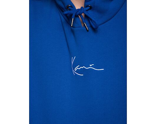 Mikina Karl Kani Small Signature Print Hoodie Blue