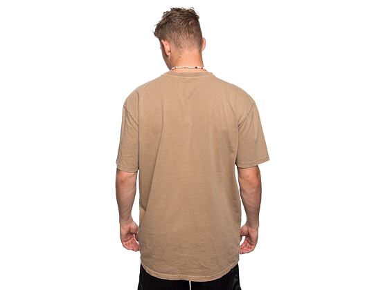 Triko Brandit Acid Washed Heavy Oversized Tee Unionbeige