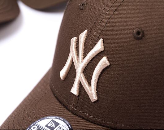 Dětská Kšiltovka New Era 9FORTY Kids MLB League Essential New York Yankees Walnut / Stone