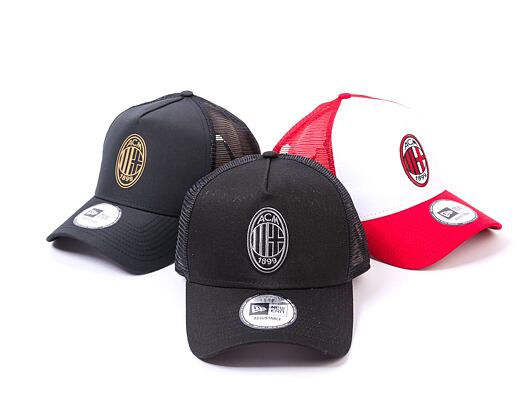 Kšiltovka New Era 9FORTY A-Frame Trucker Core AC Milan Black Black