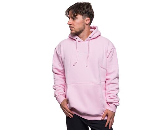Mikina Karl Kani Small Signature Essential Hoodie light rose