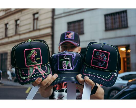 Kšiltovka Goorin - 'Drip Pack' - Www.iiired - Black / Purple