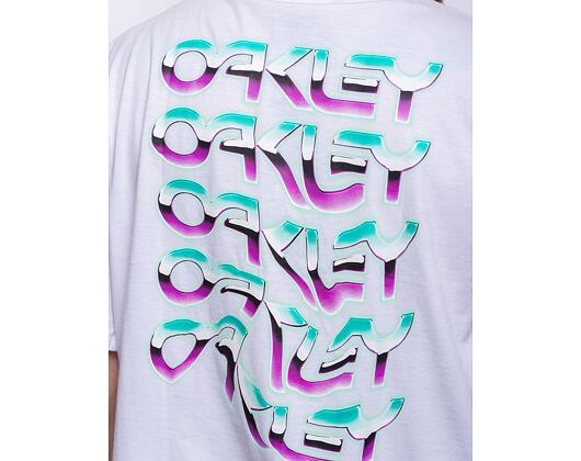 Triko Oakley Twisted Wave B1B RC Tee White