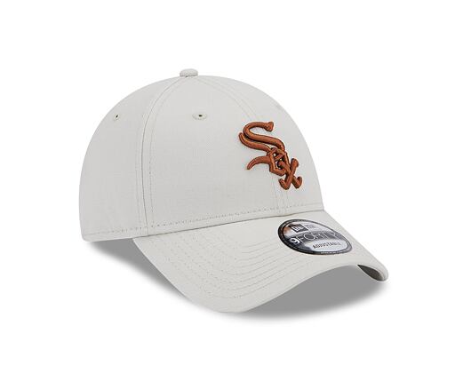 Kšiltovka New Era 9FORTY MLB League Essential Chicago White Sox Stone / Toasted Peanut