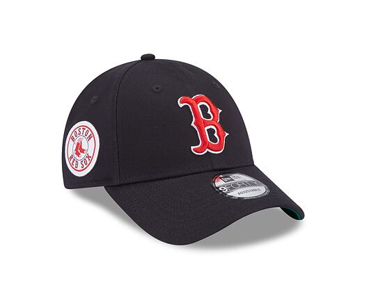 Kšiltovka New Era 9FORTY MLB Team Side Patch Boston Red Sox Navy / Scarlet