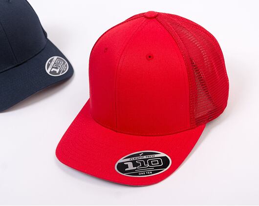 Kšiltovka Yupoong Flexfit 110 Mesh Cap Red One Size
