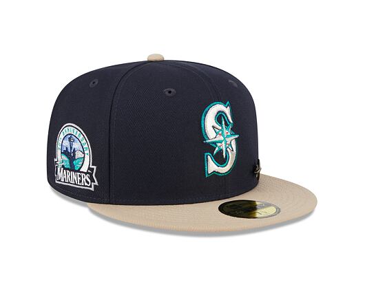 Kšiltovka New Era 59FIFTY MLB "Varsity Pin & Sidepatch" Seattle Mariners