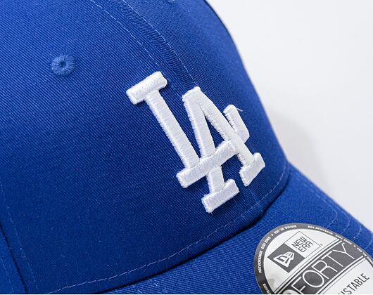 Kšiltovka New Era 9FORTY MLB Team Side Patch Los Angeles Dodgers Dark Royal / Optic White